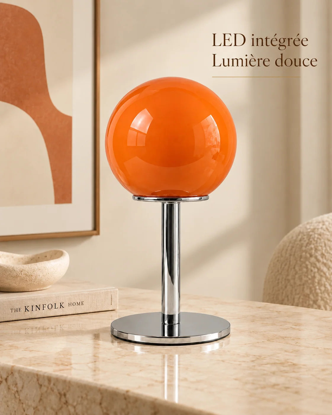 Lampe Mandarina LED avec lumière douce