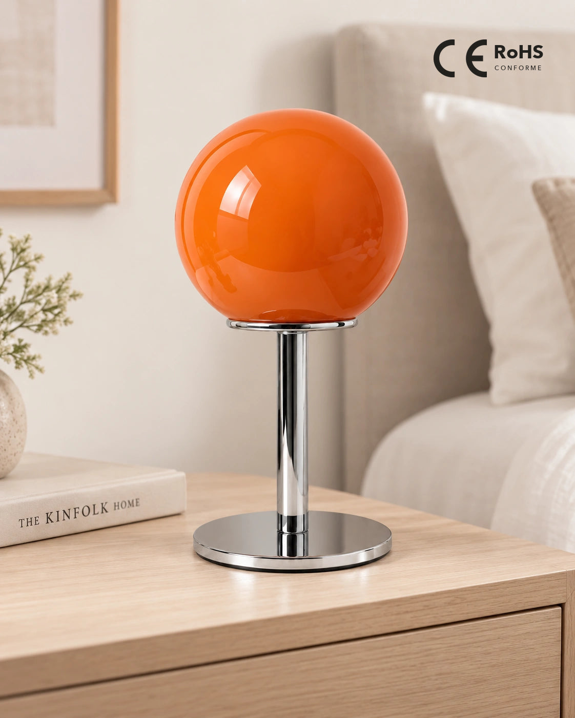 Conformités CE RoHS de la lampe Mandarina