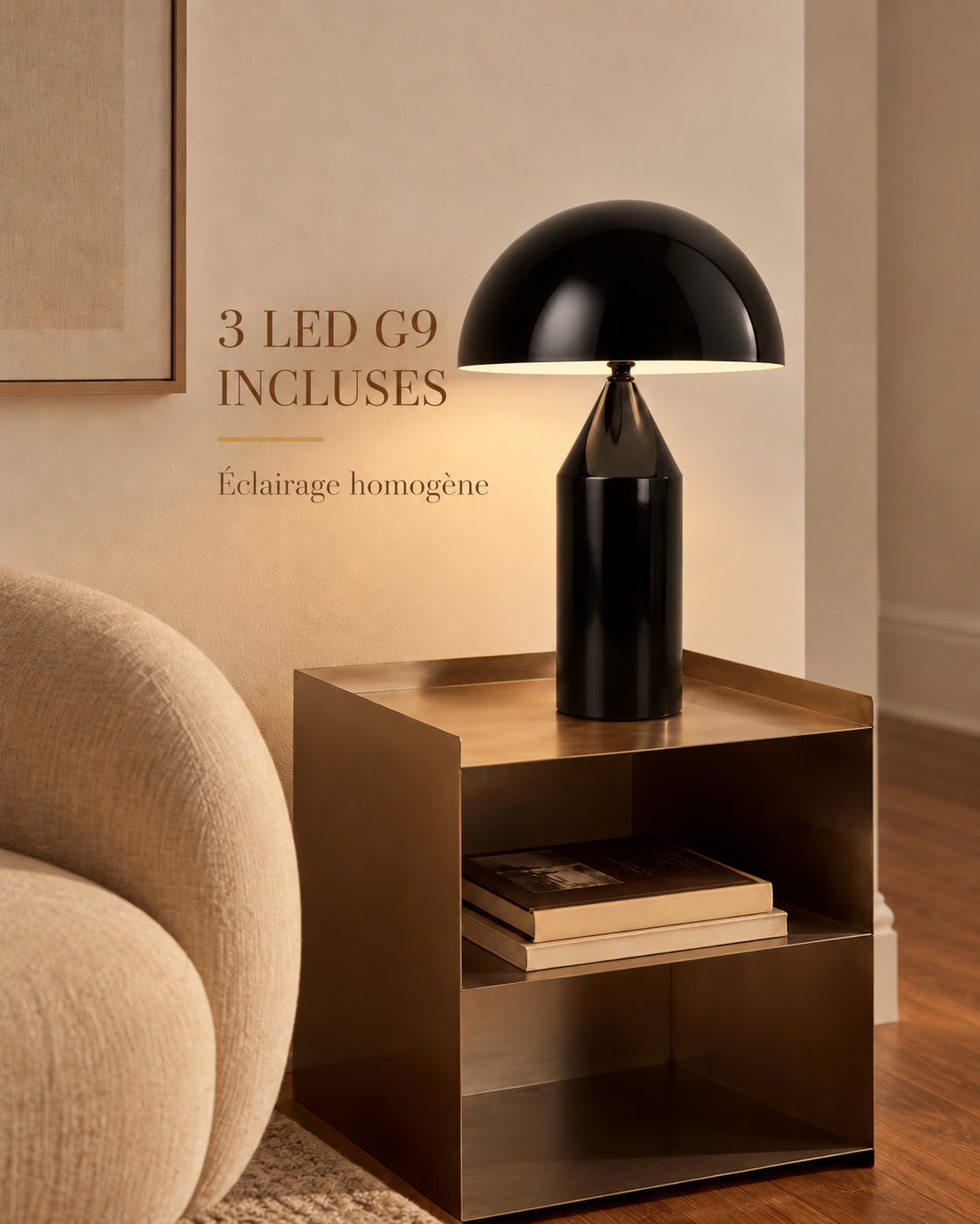 Lampe Morel avec trois LED G9 incluses