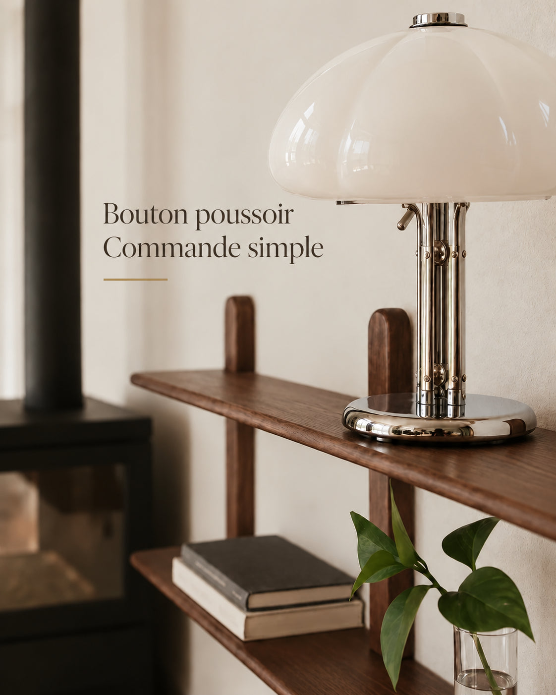 Lampe Niveo avec bouton poussoir