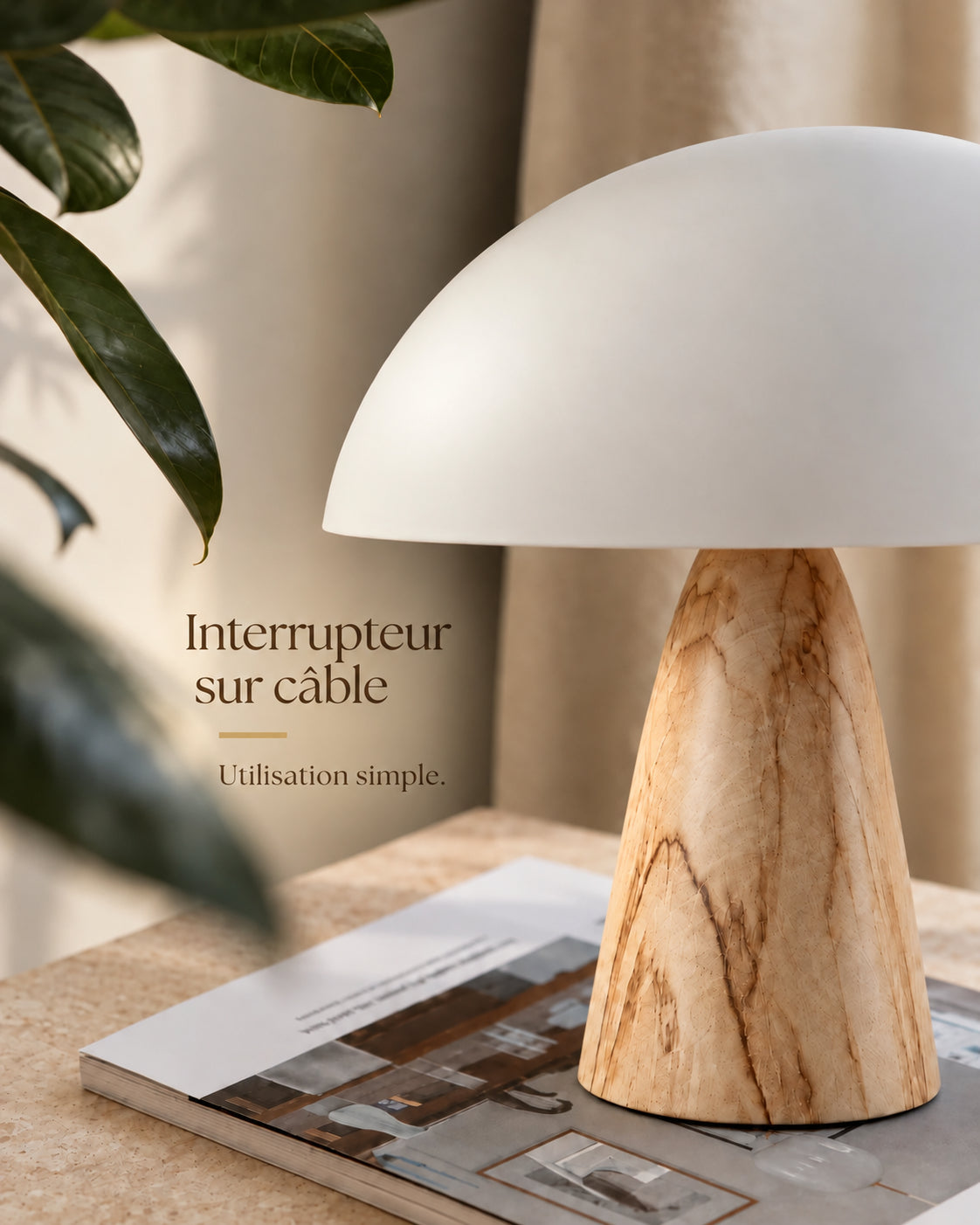 Lampe otranto — Interrupteur sur câble Utilisation simple