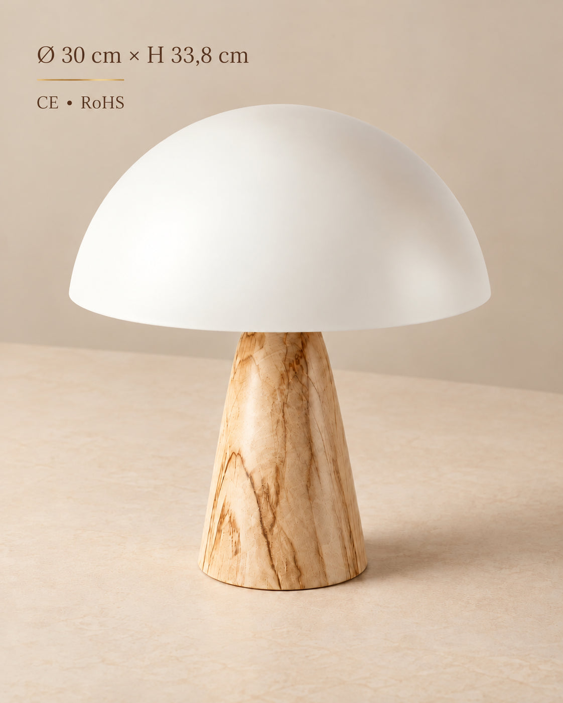 Lampe otranto — Ø 30 cm × H 33,8 cm CE • RoHS