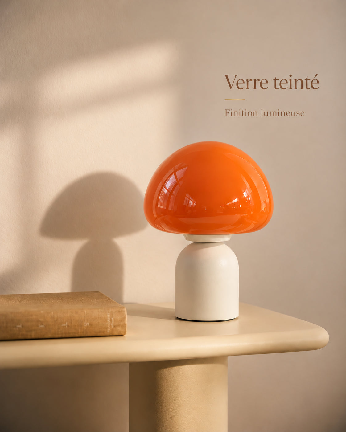 Lampe riga — Verre teinté, Finition lumineuse