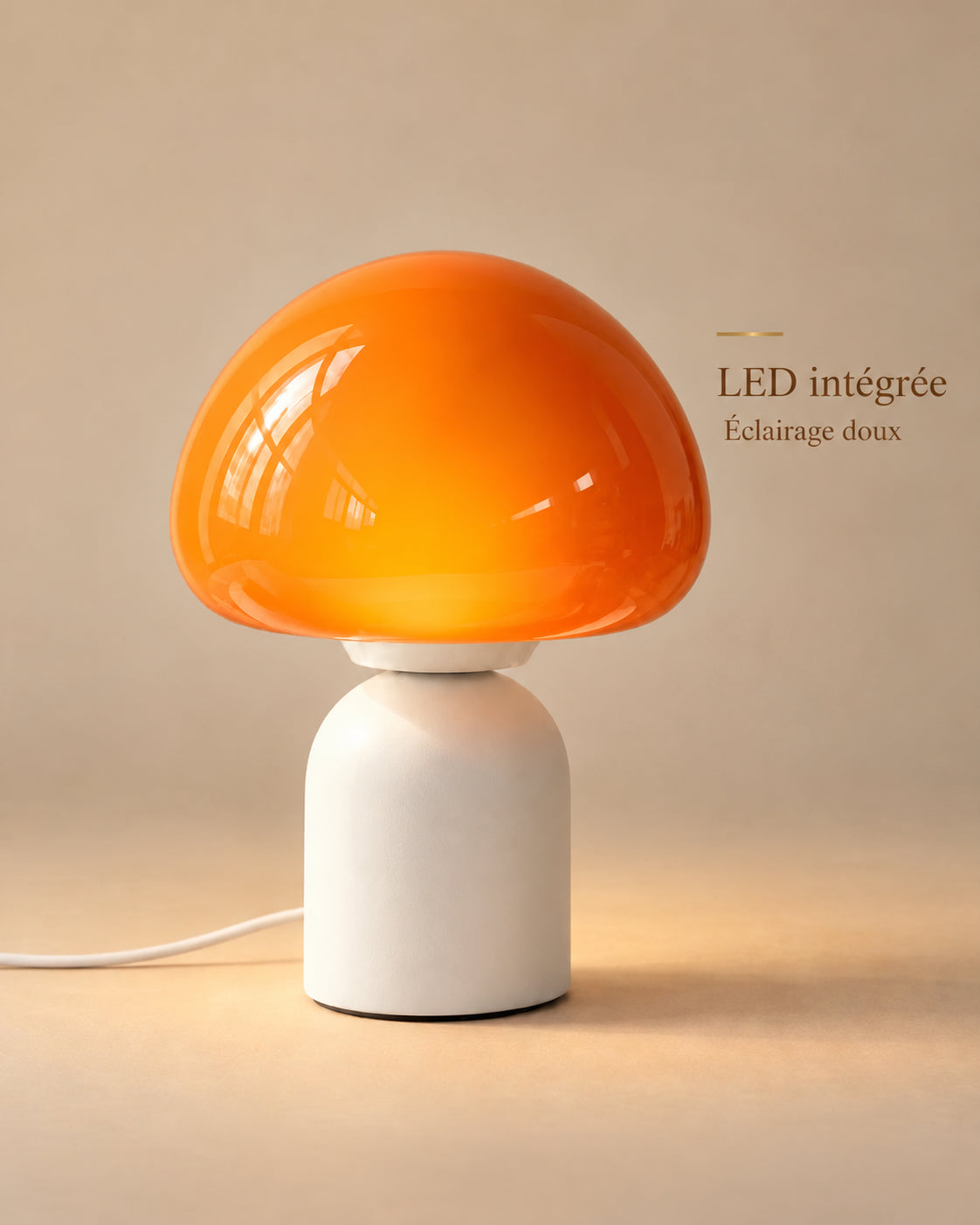 Lampe riga — LED intégrée, Éclairage doux