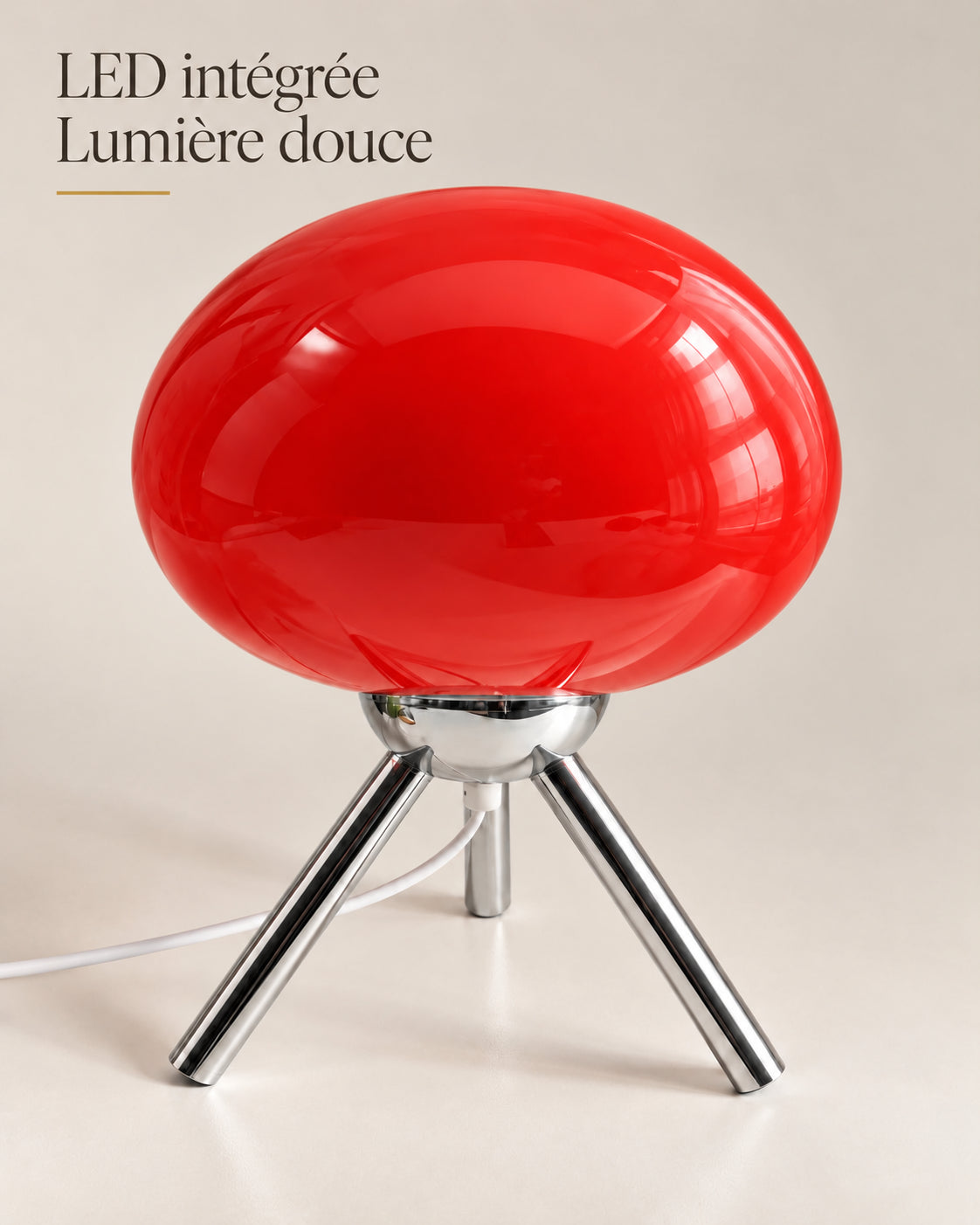 Lampe Scarlatta LED avec lumière douce