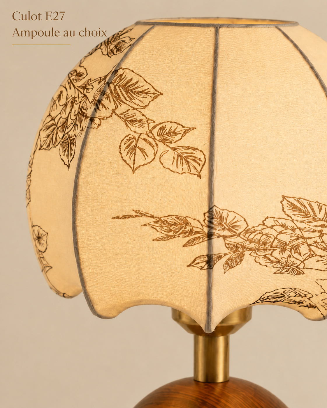Lampe Sferica avec culot E27 pour ampoule au choix
