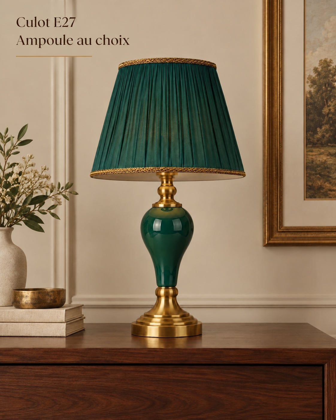 Lampe Sienne avec culot E27 pour ampoule au choix