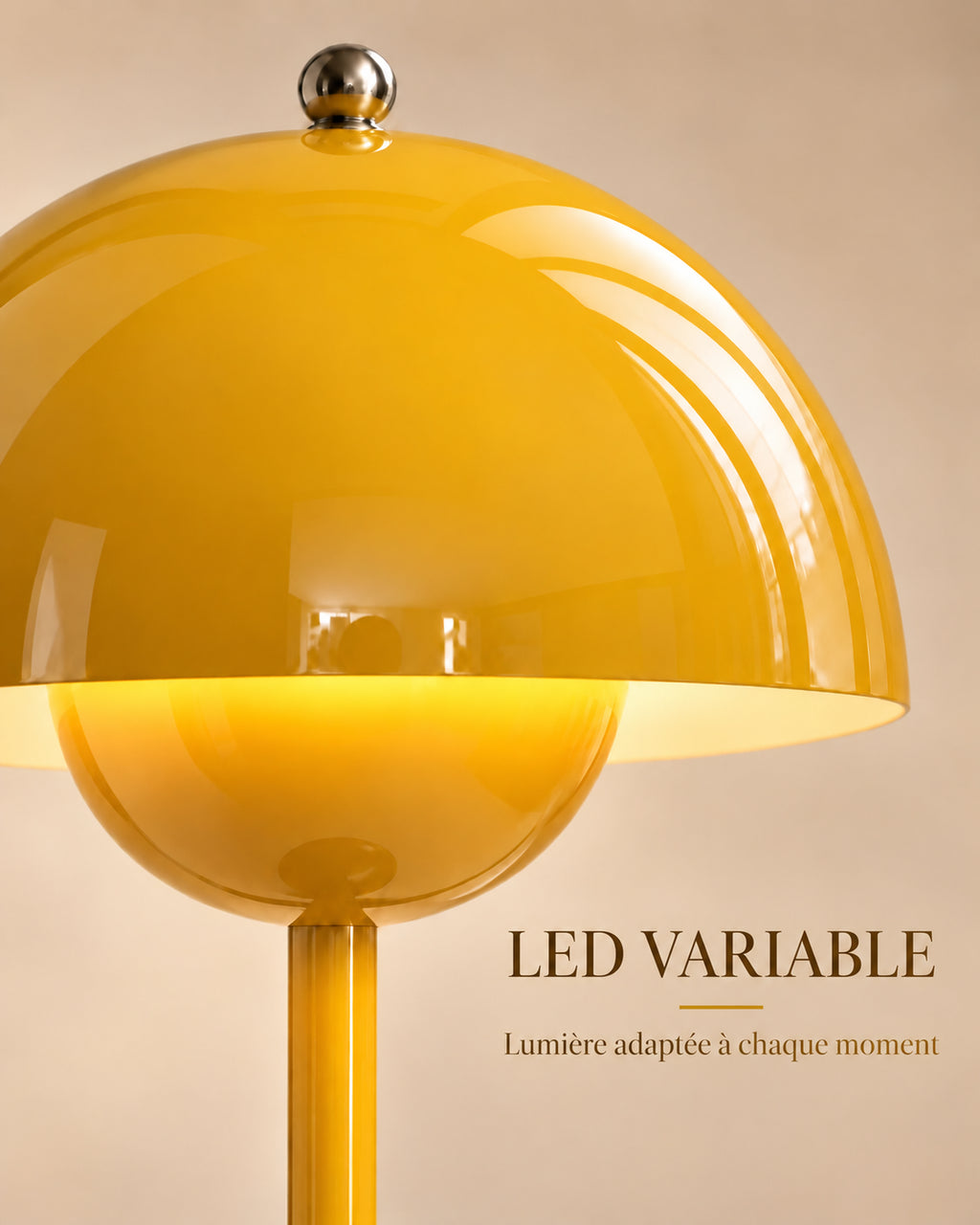 Lampe Spora jaune — LED incluse