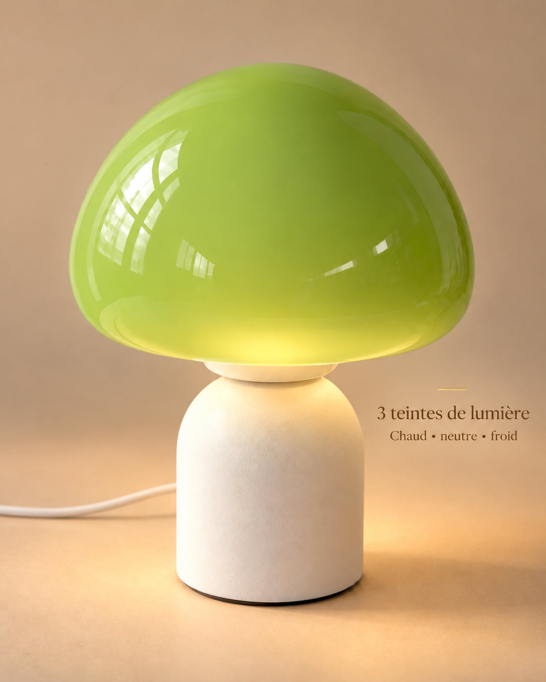 Lampe tallinn — 3 teintes de lumière, Chaud • neutre • froid