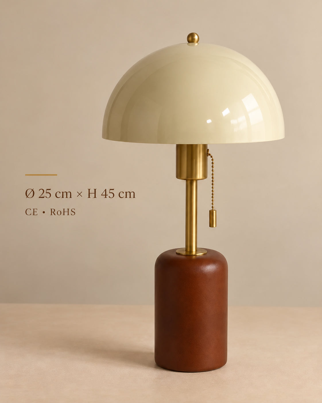 Lampe varese — Ø 25 cm × H 45 cm CE • RoHS